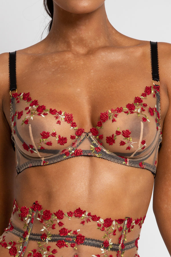 Edge o' Beyond Charlotte en Rouge Brilliant Bra