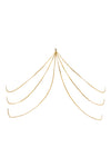 back view of Edge o' Beyond's 18k Gold Plated Jewellery. Benjamin chains look perfect with our lingerie thongs, panties, briefs and suspender belts