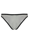 Back view of Edge o’ Beyond sheer Marinette brief is the perfect blank canvas underwear set for our gold jewellery. 