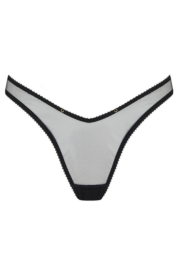 Marinette Black High Rise Briefs by Edge o' Beyond