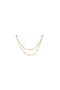 Edge o’ Beyond double 18 carat gold jewellery chains designed to attach to your EOB suspenders, brief or thong. The perfect women’s underwear addition.