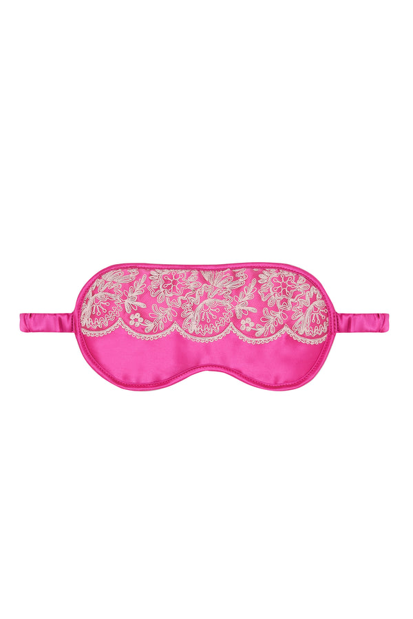 Adaora Silk + Scallop Eye Mask