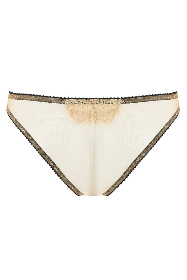 Edge o' Beyond Gold Ahlan Lace Brief Back