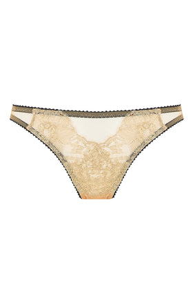 Edge o' Beyond Gold Ahlan Lace Brief