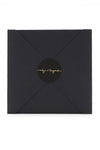 Edge o’ Beyond double 18 carat gold jewellery chains designed to attach to your EOB suspenders, brief or thong. The perfect women’s underwear addition. back view of packaging