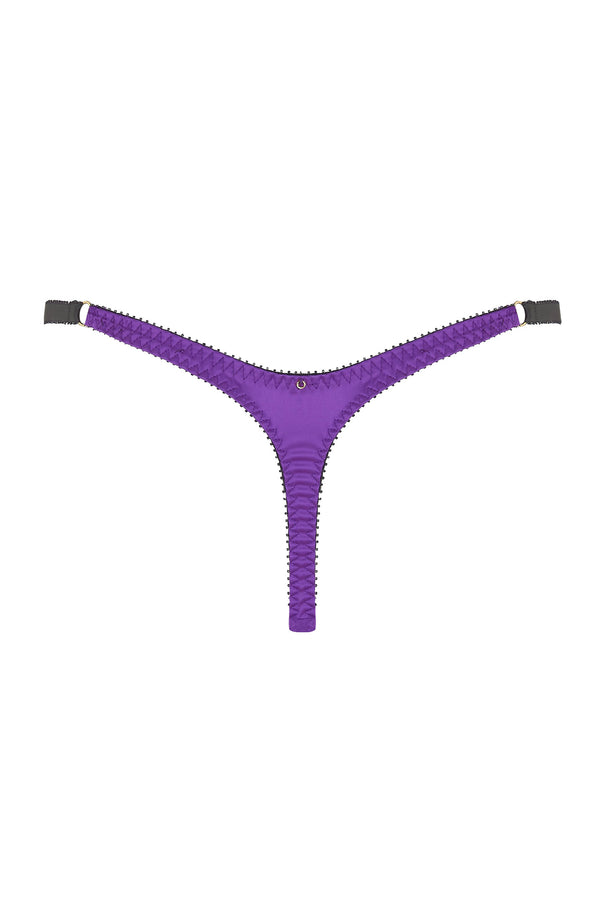 Natasha Amethyst Thong by Edge o' Beyond