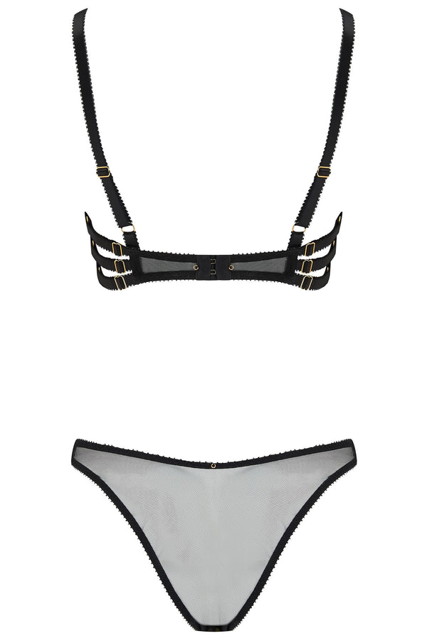 Marinette Black High Rise Briefs by Edge o' Beyond
