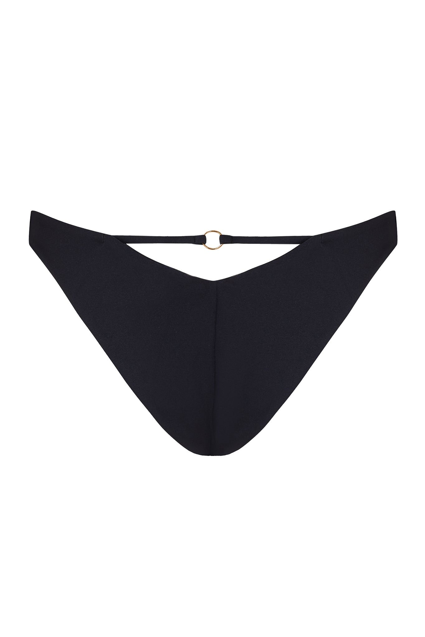 Angeli Mayuri Bikini Bottoms | Luxury Black Swimwear