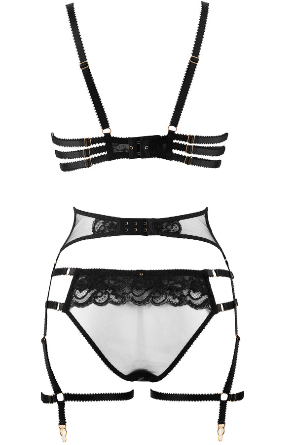 Tamara Noir suspender